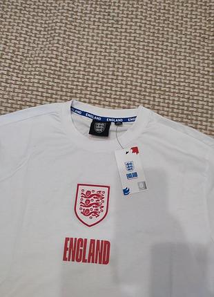 Чоловіча футбрлка мужская футболка england oфициальный мерч primark