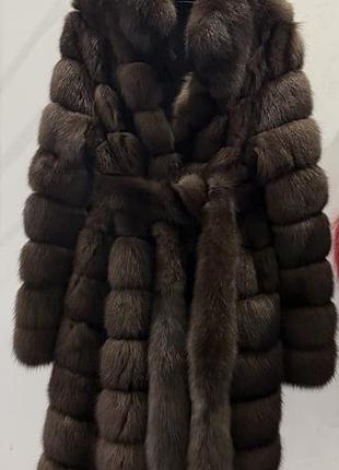 Шуба из соболя 105 см