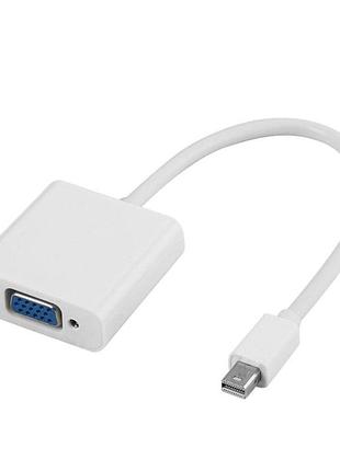 Адаптер переходник mini display port dp-vga макбук к старому монитору macbook imac