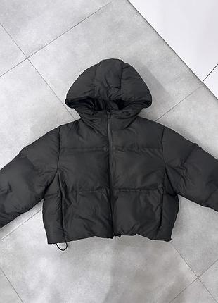 Пуховик укорочений