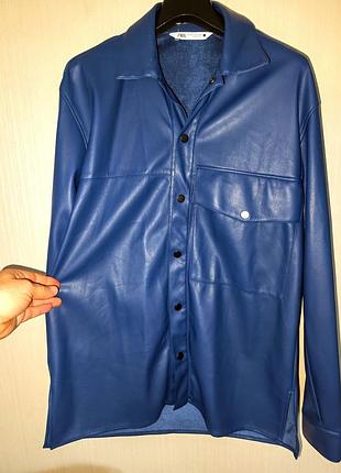 Рубашка эко кожа супер унисекс