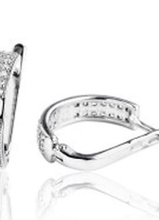 Серьги серебряные "симпатия" вес 3,85