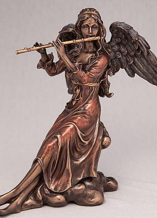Статуэтка veronese ангел с флейтой 20см 70496
