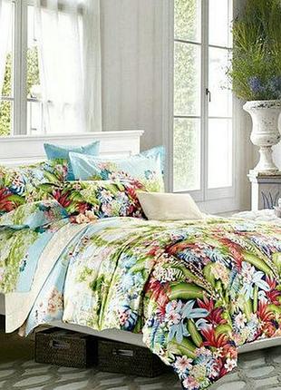 Постельное белье евро r214105 сатин zastelli