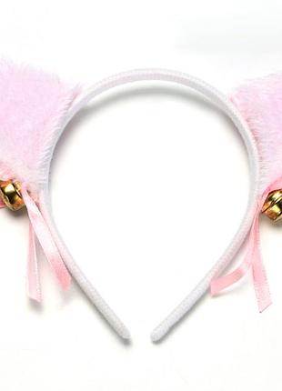 Кошачьи ушки неко чорний белый