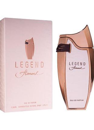 Женская парфюмированная вода emper legend pour femme 80 мл