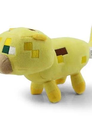Мягкая игрушка minecraft оцелот 16 см