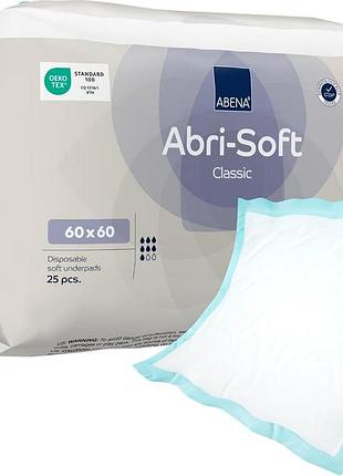 Одноразовые пелёнки abena abri-soft classic 60×60 см