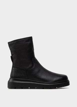 Оригинальные женские ботинкиecco/ утепленные женские ботинки эко