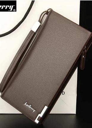 Мужское портмоне baellerry classic brown