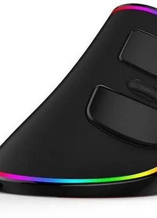 Мышь компьютерная delux m618plus эргономическая вертикальная проводная