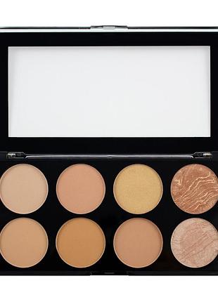 Палетка для контурирования makeup revolution bronze palette