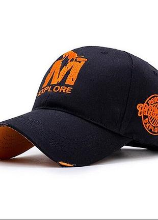 Бейсболка explore черный