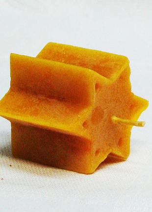 Восковая свечка "зірка"