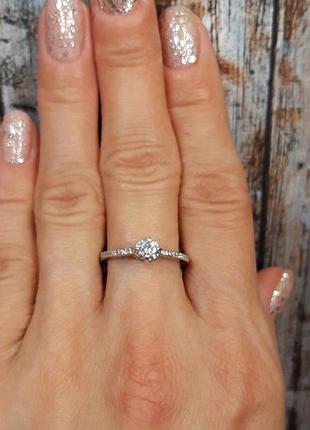 Кільце для пропонування з каменем, срібне