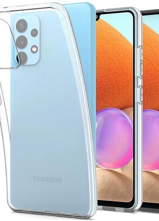 Прозрачный чехол ivoler + 3 стекла для samsung galaxy a32 4g