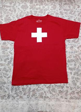 Футболка сувенир швейцария