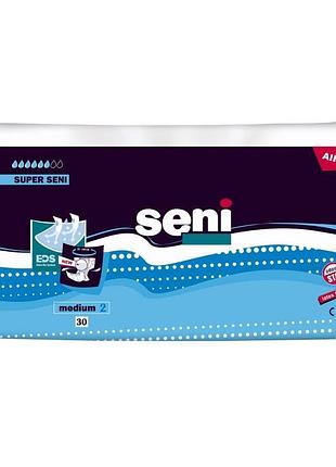 Подгузники для взрослых seni super medium air 75-110 см 30 шт