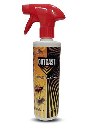 Защита дома и сада от всех насекомых. клещей, блох, муравьев, пауков и т.д спрей outcast 500 мл