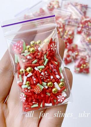 Посыпка для слайма "red shake", 10 мл