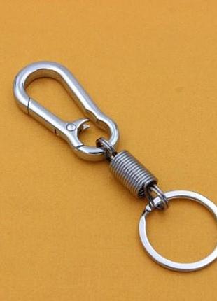 Брелок для ключів сталевий надійний срібло