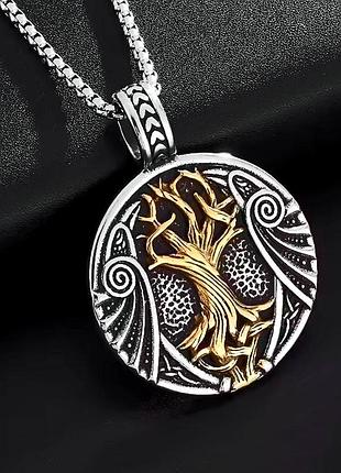 Медальон оберег древо жизни