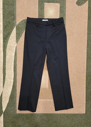 Теплые шерстяные шерстяные шерстяные брюки брюки женские черные классические недорого с,м, размер 42,44