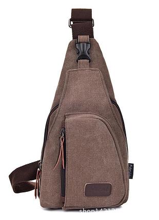 Мужская сумка рюкзак flash dark brown