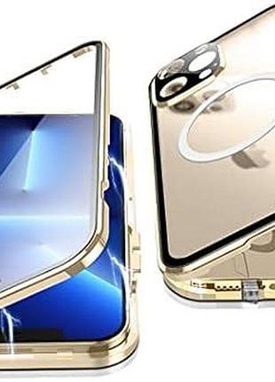 Двухсторонний прозрачный чехол для iphone 13 pro