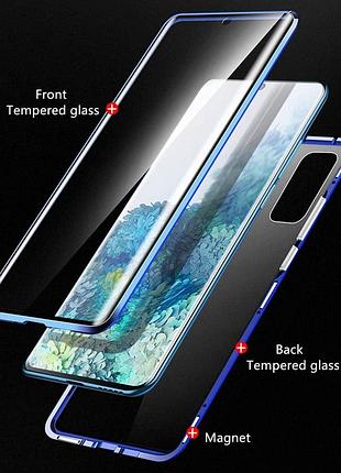 Двухсторонний прозрачный чехол для samsung galaxy s20 plus