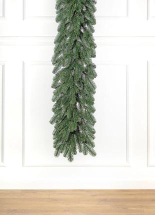 Гирлянда с искуственной хвои "ковалевская" литая 2,5м зеленая