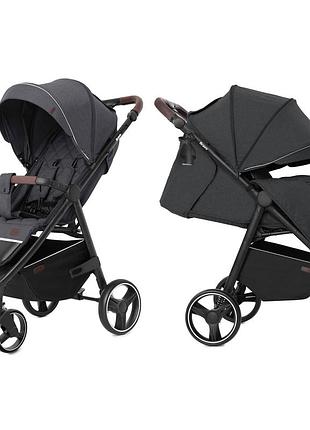Коляска прогулочная carrello bravo crl-8512 serious grey +дождевик l