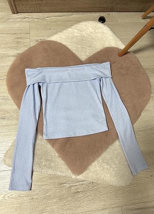 Кофтинка з відкритими плечима від h&m