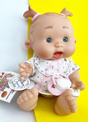 Испанская ванильная кукла пупс девочка nines d`onil pepote mini 26 см