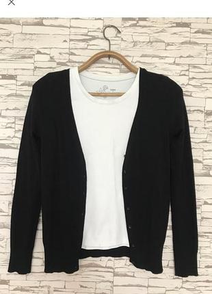 Джемпер  colin’s з віскози на ґудзиках бренд кофта чорна кардиган жіночий