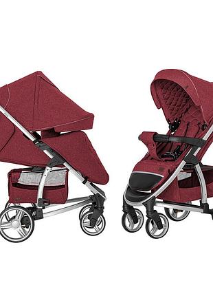 Прогулянкова коляска carrello vista crl-8505 ruby red +дощовик l /1/ moq