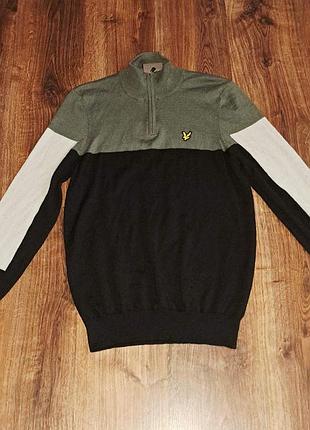 Чоловіча унікальна кофта светр lyle scott оригінал