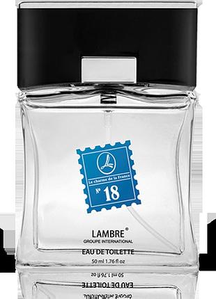 Туалетная вода мужская lambre №18 (allure homme sport) 50 мл