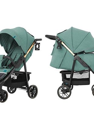 Прогулочная коляска carrello echo crl-8508 emerald green +дождевик +москитная сетка l