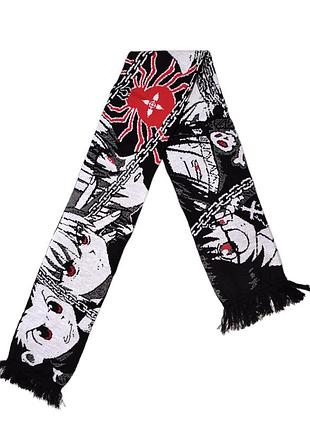 Шарф с героями аниме хантер-х-хантер 180см червоний паук