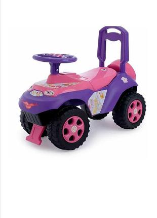 Каталка - толокар фламинго" автошка" (0141-03) розовая