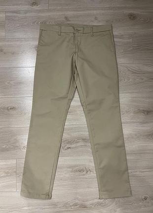 Штани брюки carhartt бежеві щільні