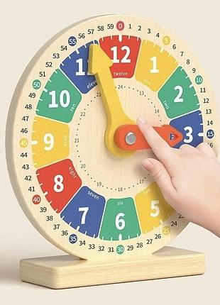 Деревʼяний годинник, освітній годинник