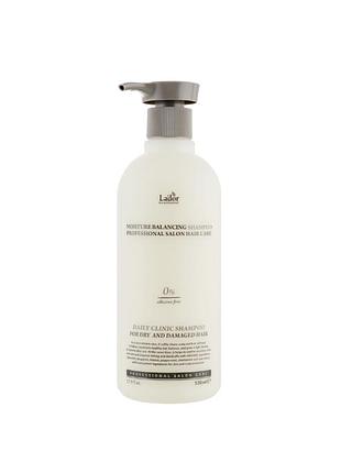 Шампунь для сухих и поврежденных волос lador moisture balancing shampoo 530ml