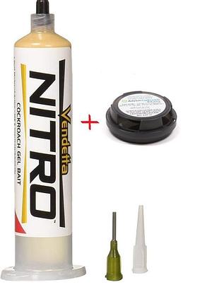 Комплект от тараканов! гель vendetta nitro.средство от тараканов + ловушка. оригинал 100%.