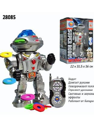 Интерактивный робот 28085с пультом на радиоуправлении со звуками светом