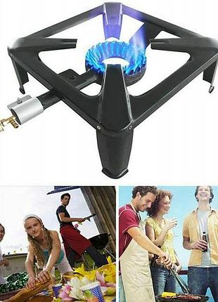 Плита газова переносна з редуктором під великий балон