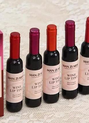 Хит- тинт для губ ультрастойкий винный цвет, не помада блеск, бальзам вино rd03 мерло бордовый