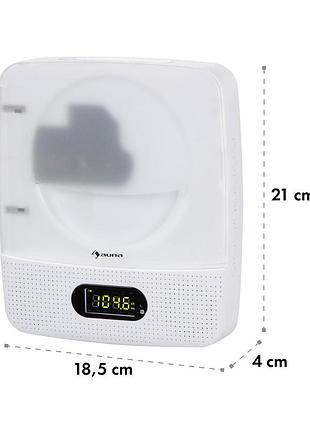 Радиобудильник usb auna vertical со светильником германия