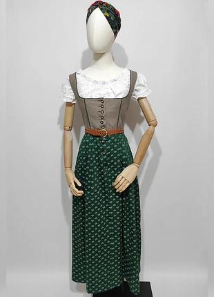 Невероятное хлопковое платье сарафан с топом винтаж